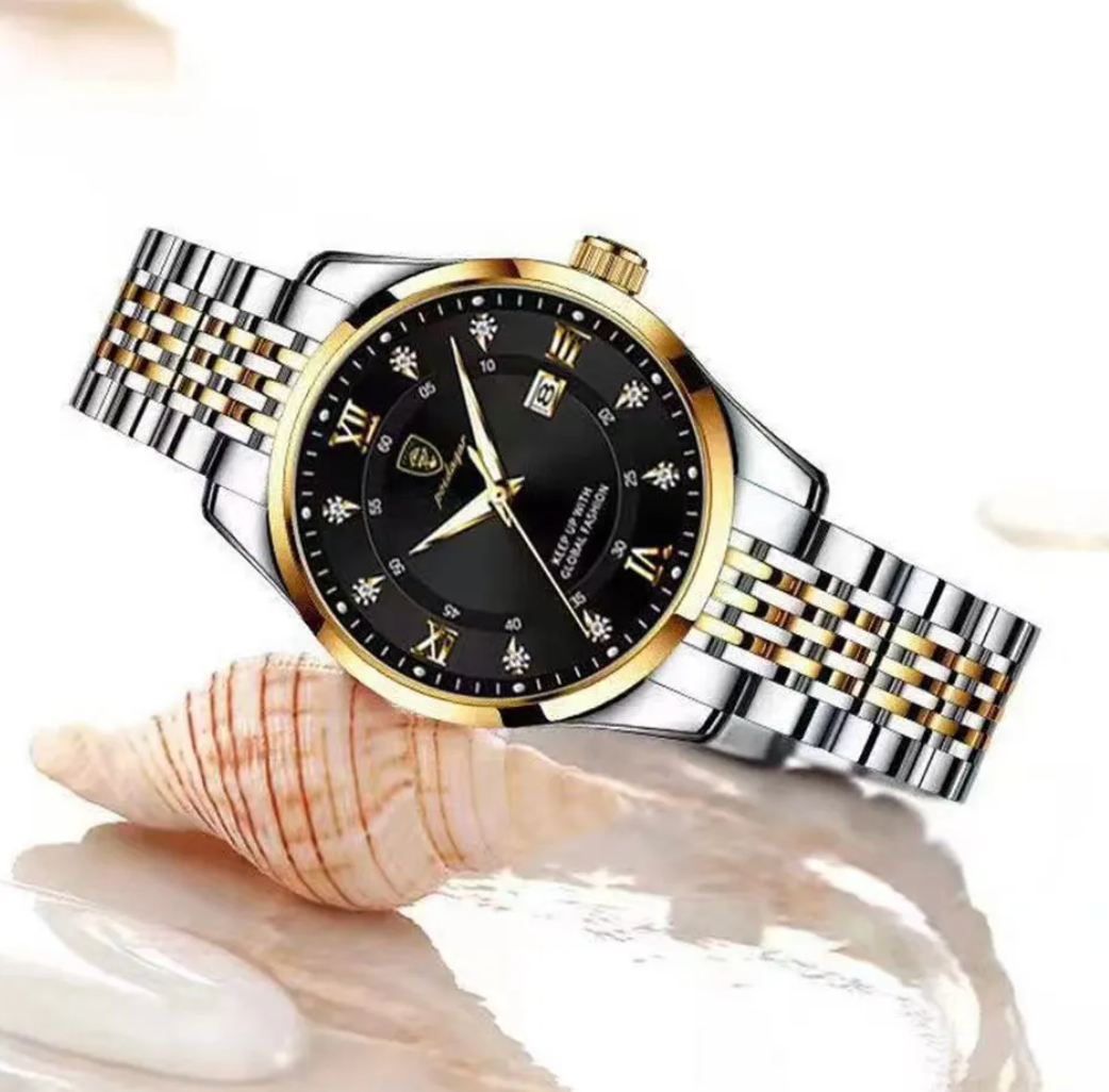 Elegance Radiance - Women's Luxury Two-Tone Watch