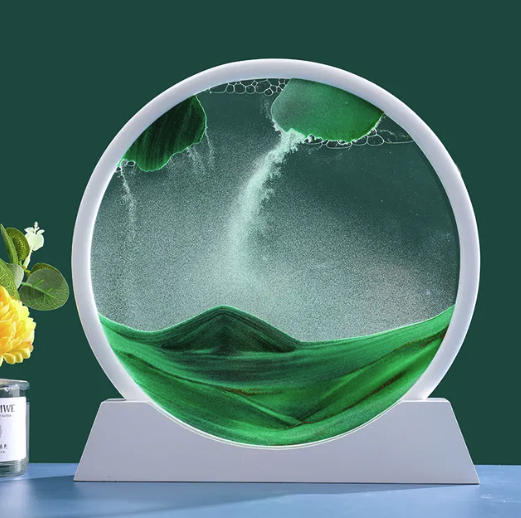 OceanFlow 3D Sand Art Hourglass