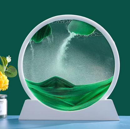 OceanFlow 3D Sand Art Hourglass