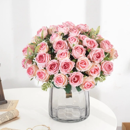 Silken Rose Elegance Bouquet