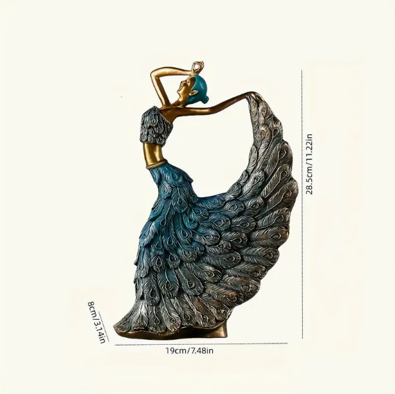 Enigmatic Elegance Dancer Figurine: