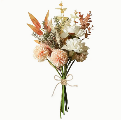 Autumn Whisper: Artisanal Artificial Floral Arrangement