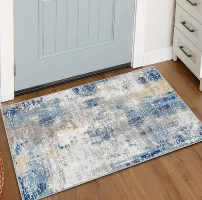 Modern Impressionist Abstract Area Rug