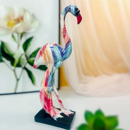 Vibrant Rhapsody Flamingo Sculpture