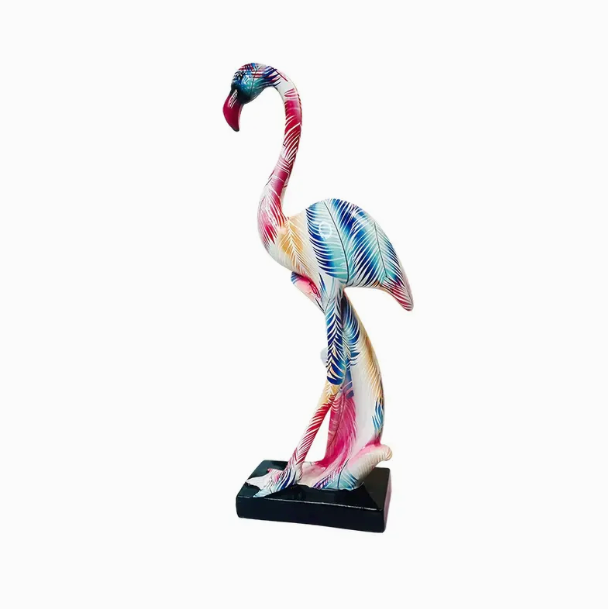 Vibrant Rhapsody Flamingo Sculpture