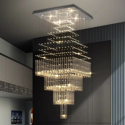 Modern Elegance LED Crystal Chandelier